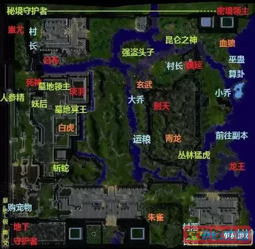 守卫剑阁神兽位置-守卫剑阁圣兽位置图1