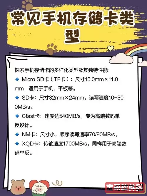 手机内存卡与存储卡区别详解及选购指南图1