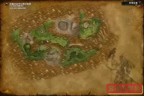 魔兽世界海加尔山灵魂兽位置图1