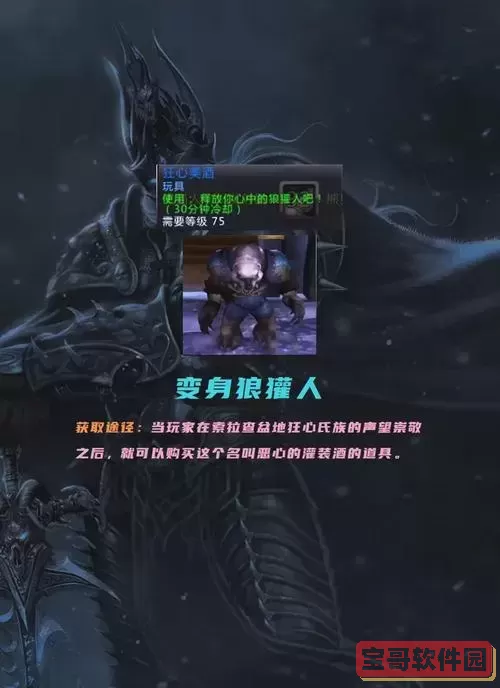 魔兽世界变身道具,魔兽世界变身道具大全图1