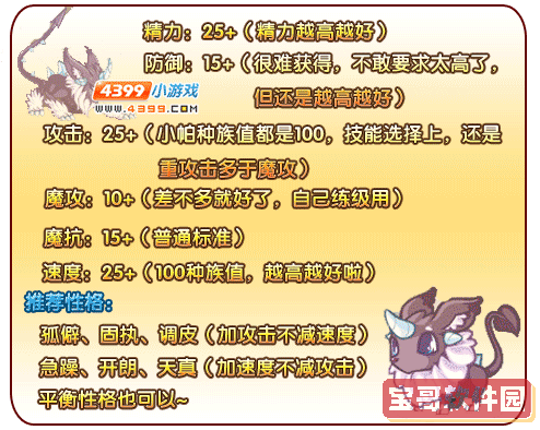 洛克王国帕尔萨斯保守的性格图1