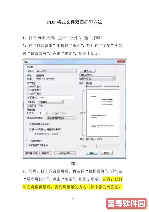 PDF文件如何设置双面打印？详细教程与常见问题解答图2