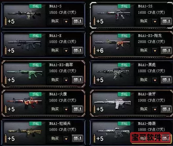 cf枪名大全列表图3
