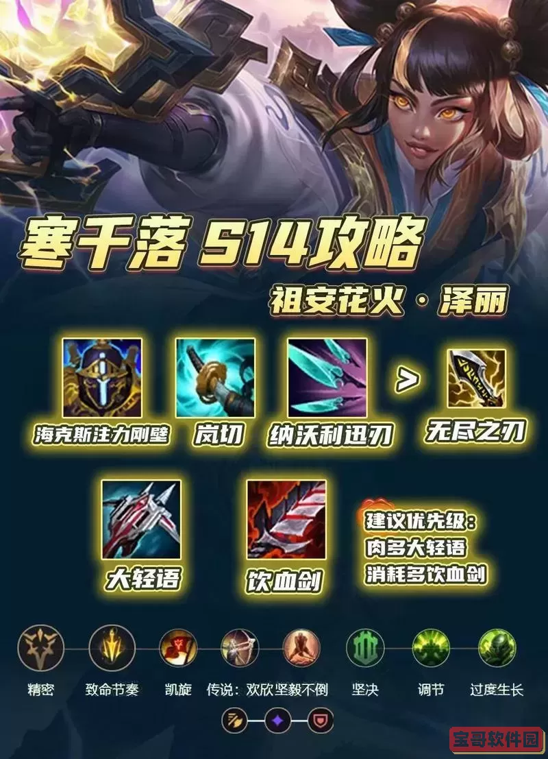 英雄联盟手游ez出装图1