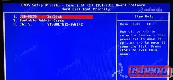 技嘉怎么选择硬盘启动顺序设置图1