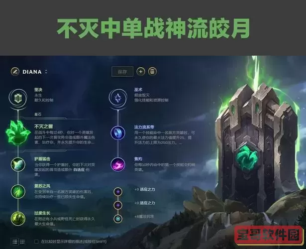 皎月女神出装s11图1
