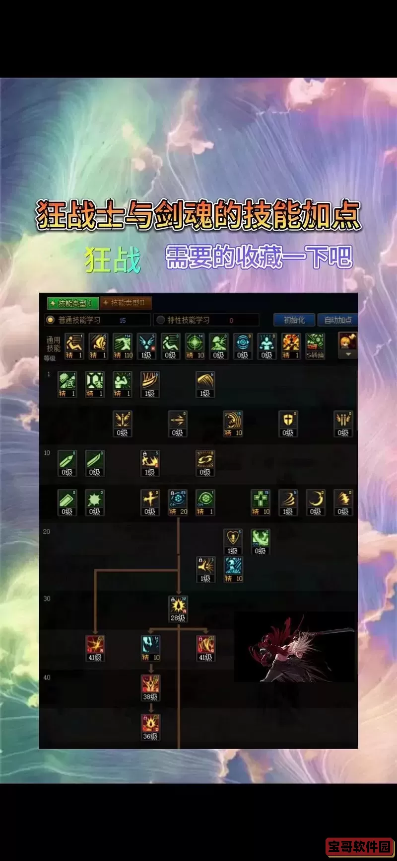 DNF100级狂战士刷图加点推荐及最佳技能搭配指南图1