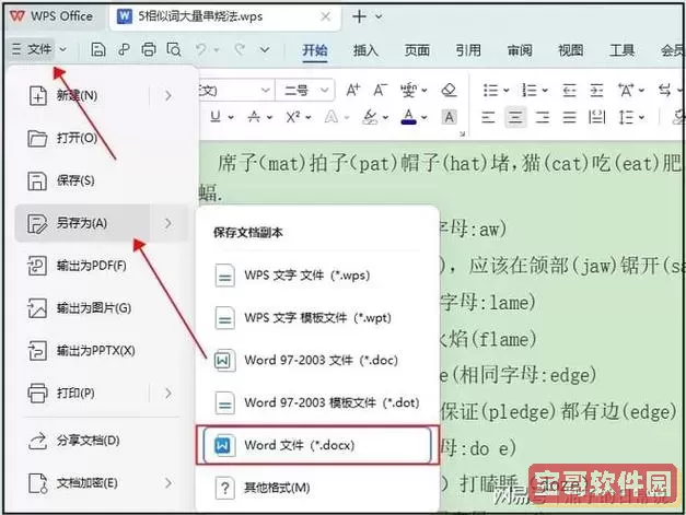 怎么把word转成doc格式图1