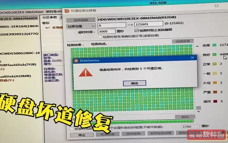 DiskGenius坏道修复靠谱吗？详细解析DiskGenius坏道修复效果与方法图1