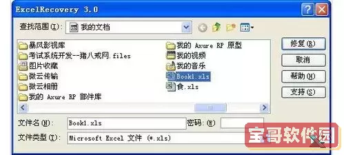 怎样修复excel损坏文件图1