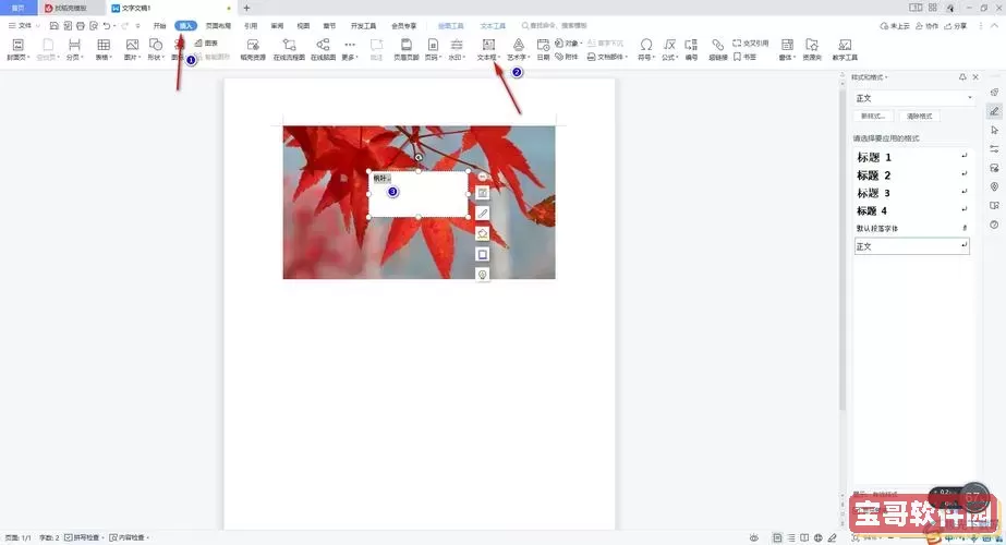 word里面图片文字怎么编辑图2