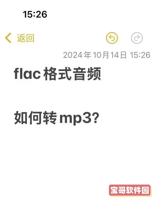 flac格式如何转mp3_flac格式如何转mp3音质会改变吗图1