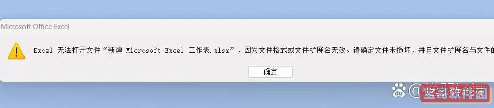 excel表扩展名打不开图2