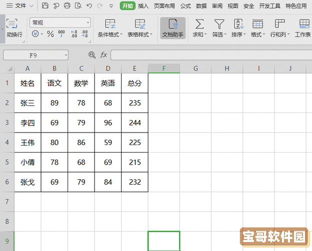 excel表格的格子大小调整图1