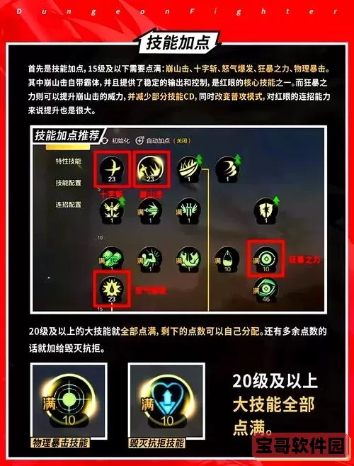 dnf红眼符文9保1技能选择推荐及最佳搭配解析图2