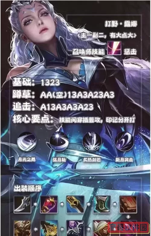 盲僧中单出装s11图1