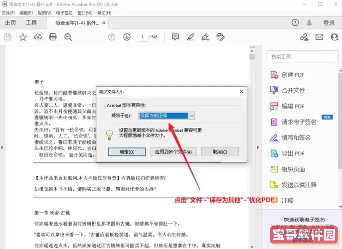 怎么把pdf文件变小一点_如何把pdf文件变小一点图1