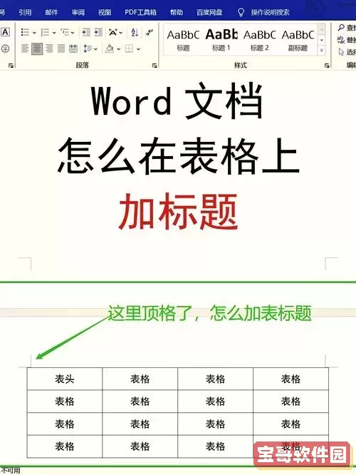 word表格前面怎么加文字图3