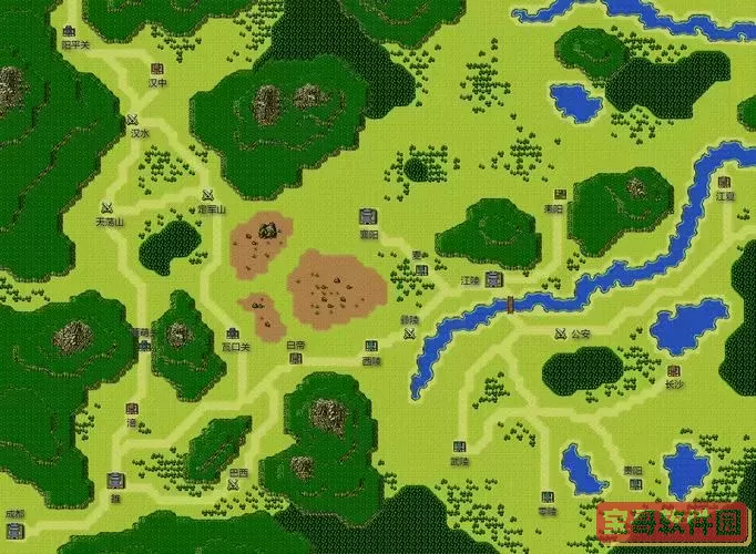fc三国志英杰传详细练级地方图2