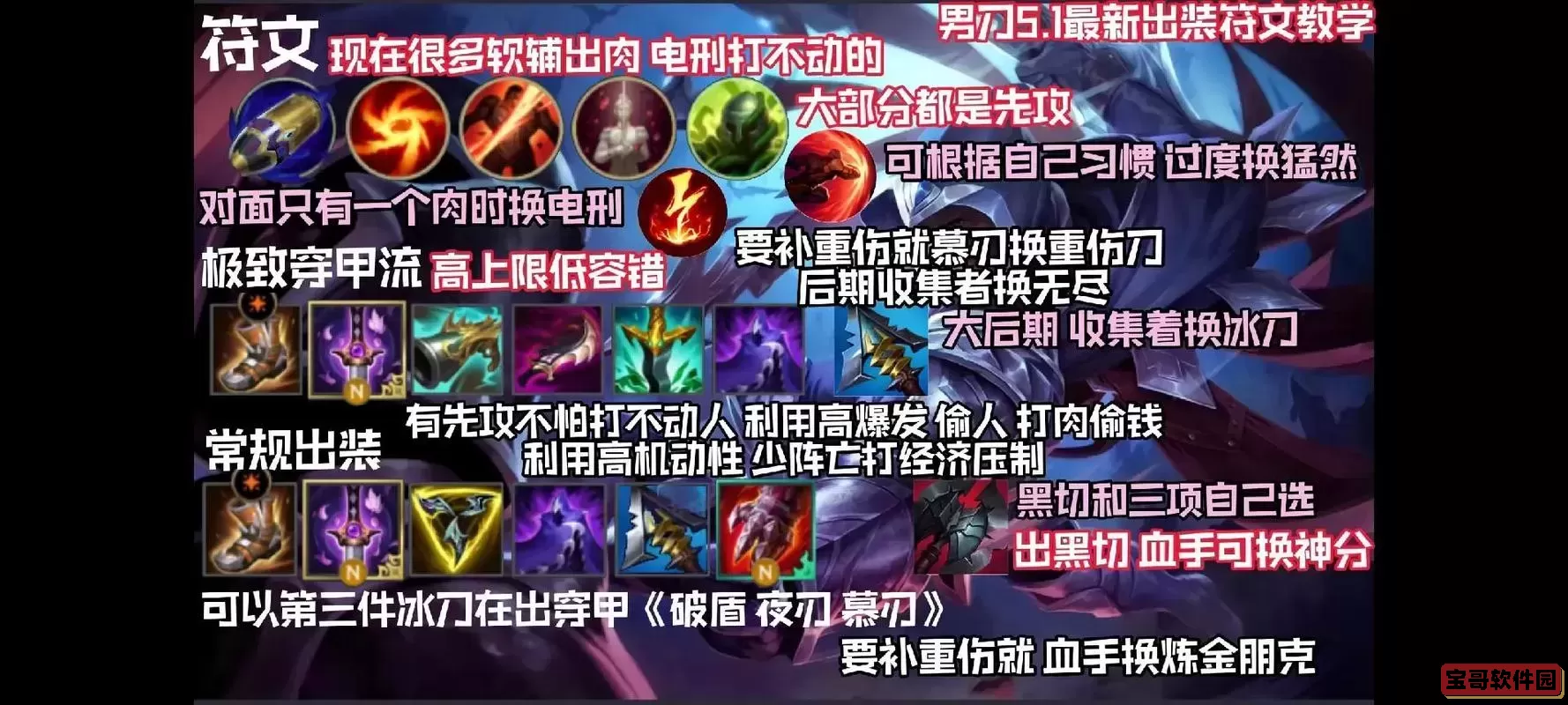 男刀前期怎么出装图1