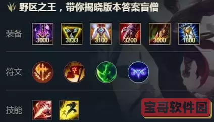 盲僧主W技能最佳出装推荐与玩法详解图1