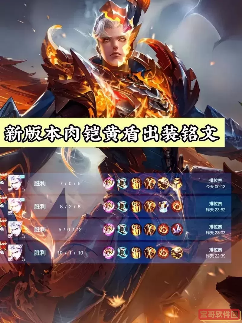 肉装铠出装铭文推荐及最佳搭配攻略图1