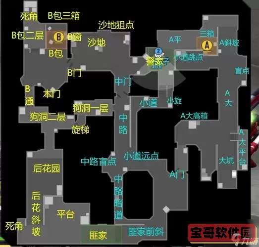 cf沙漠灰点位解析全攻略：详细地图位置与最佳战术推荐图1