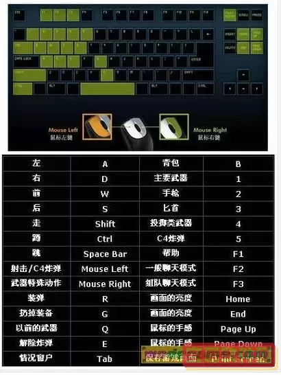 cf游戏中如何快速更换武器及操作按键详解图2