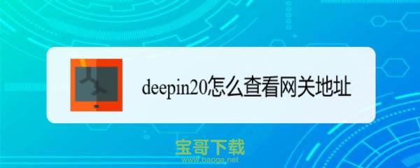 deepin20深度linux网关地址怎么设置