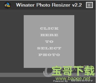 Winater Photo Resizer 2.2 绿色版